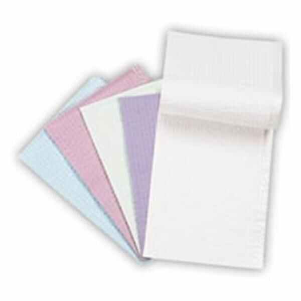 Towel Patient Econoback 19 in x 13 in White 2 Ply Tissue / Poly 500/Ca